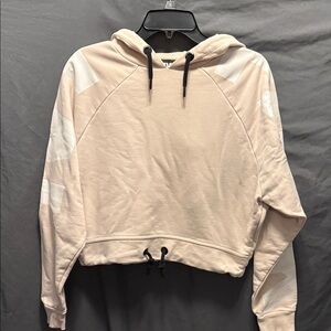 IVY PARK Light Cream Hoodie with Black Accents